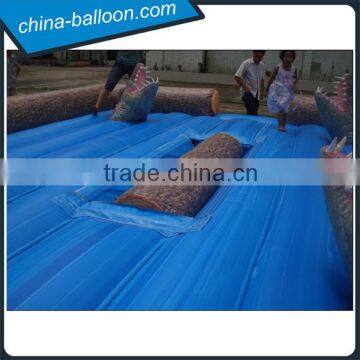 Exciting Inflatable Game! Rotating Inflatable Single-log Bridge/ Inflatable Roller Bouncer photo-2