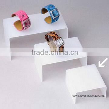 2014 top sell 3 layer clear acrylic table riser