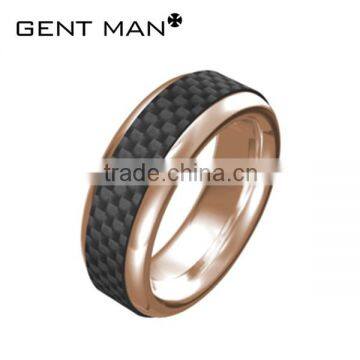 china supplied high quality unique carbon fiber simple gold ring designs