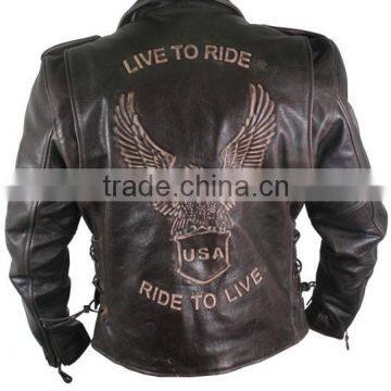 men genuine leather jacket/genuine leather jacket cheap