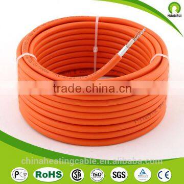 2016 PVC insualtion aluminum braided shielded 2 core electric heating cable