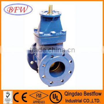 Ductile iron BS5163 gate valve -flanged end