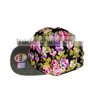 OEM Hot Sell High Quality 5 Panel Snapback Hat With Custom Printing