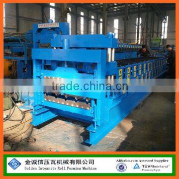 Glazed Tile and IBR Sheet Double Deck Roll Forming Machine