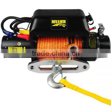 high quality winch synthetic rope electric 12V NVT12000-S