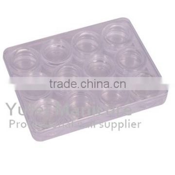 12sets nail art plastic box