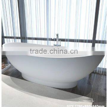 Italian Classic Design Artificial Stone Bathtub, Composite Stone Freestanding Bathtub,stone Resin Bathtub photo-3