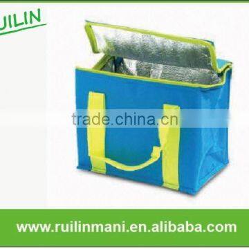 Simple 600D Polyester Cooler Lunch Bag For Cans