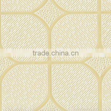 Golden color PVC laminated gypsum ceiling tiles (G572)
