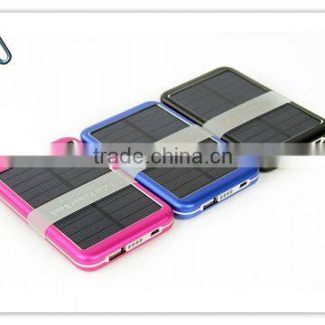 Mobile power smart 8000 Mah universal polymer portable rechargeable treasure solar power bank