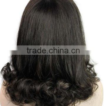 Synthetic Fashion curly lace wigs with bob bangs wigs N397