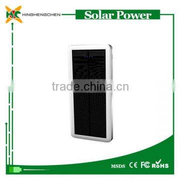Hot 2015 Promotional Gifts 6000mah Solar Power Bank Portable Charger With LED Light photo-5