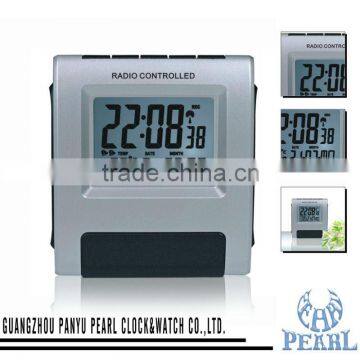 Pearl Radio Controlled LCD Desk Clock PR026
