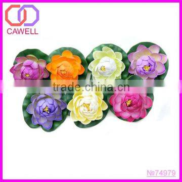 wholesale P.E material artificial lotus flower