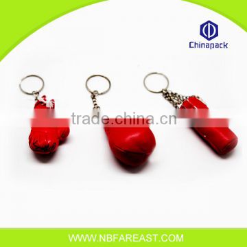 Factory supply cheap custom mini boxing gloves keychain