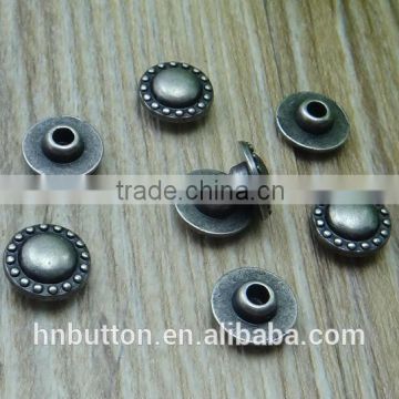 reverse nipple custom garment rivet