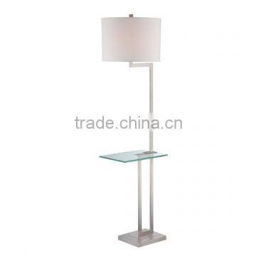 2017 hotel decorative table floor lamp with linen shade good for inn decor high end floor lamp with glass table