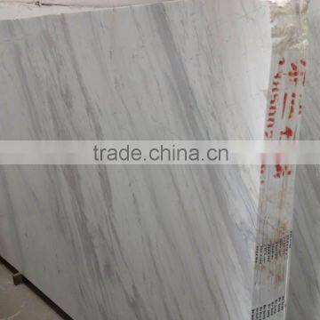 WHITE COLOR NATURAL MARBLE CALLED VOLAKAS WHITE STONE SLAB