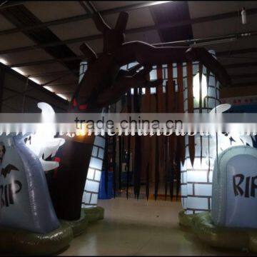 Outdoor Halloween Decorative Arches/ Inflatable Graveyard Archway photo-4