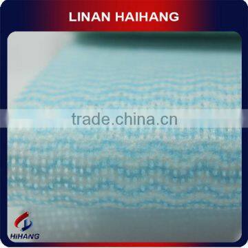 China manufacturer embossed polyester square net nonwoven fabric