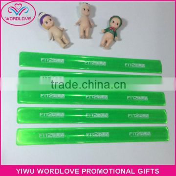 Durable Reflex PVC Slap Bands With Custom Printing For Promotion