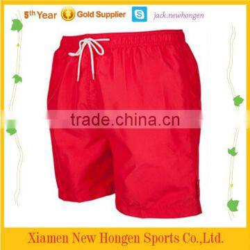 Red color beach shorts/board shorts/surf shorts