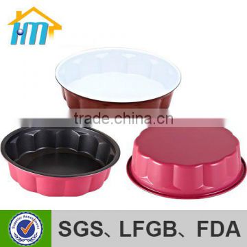 carbon steel 3pcs pizza pan