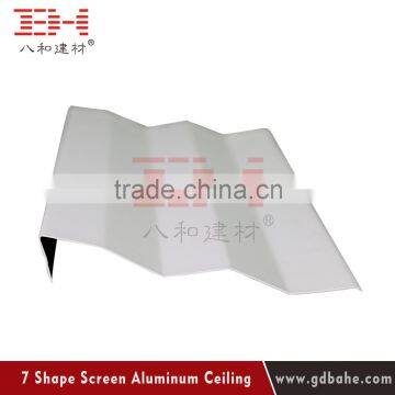 China supplier aluminum sheet metal ceiling with PDVF