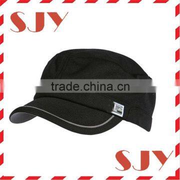 Hot sale flat top cotton twill military army service cap