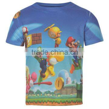 Cartoon character printed child t-shirt