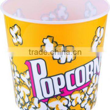 Hot plastic popcorn bowl