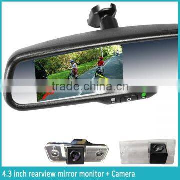 4.3" High Resolution Car Rearview Mirror With Parking Sensors Ultra-high Brightness Screen Display photo-4