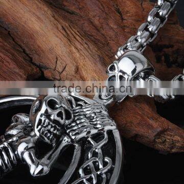 Personalized Design Skull Jewelry Wholesale Arrowhead Pendant photo-4