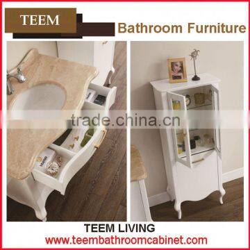 Teem bathroom furniture cheap price bathroom glass basin bathroom cabinet