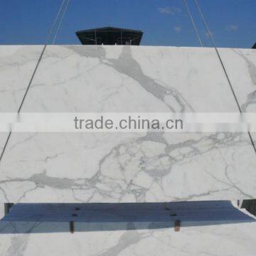 Calacatta Gold Marble Tiles & Slabs, White Marble Italy Tiles & Slabs