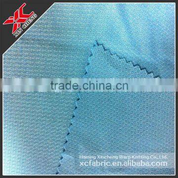 Warp knitting tricot 100% polyester mesh fabric for Clothing