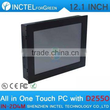 12.1 Inch Intel Dual Core D2550 1.86Ghz All-IN-One Touchscreen 1024*768 4:3 LED Panel PC With Win.7 XP photo-2
