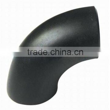 shining balck paint seamless steel elbow