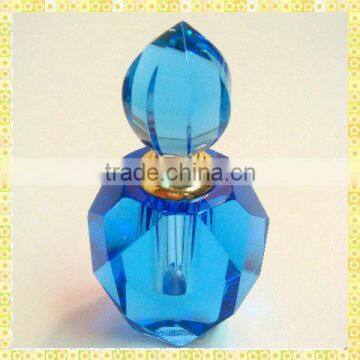 Hot Sale Blue Crystal Body Perfume Bottle For Car Decoration Gifts