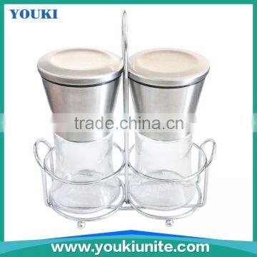 High Quality Stainless Steel Salt and Pepper Grinder Set YKGM-1001