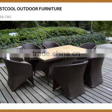 Outdoor Furniture General Use and No Folded rattan dining set