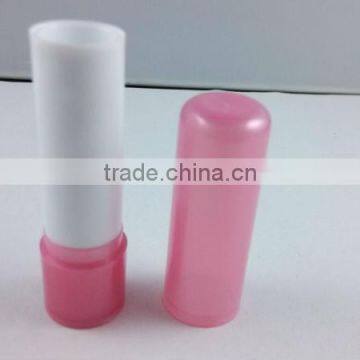 plaatic lip balm container,cosmetic lipstick tube,lip balm tube