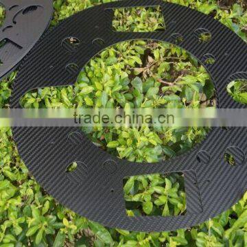 cnc cutting carbon fiber sheet for gift/toy/drone