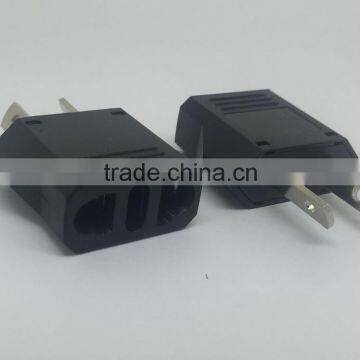 Top quality copper pin single use from Euro plug to Argentina/Australia travel power conversion adapter