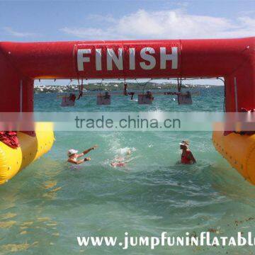 Floating arch for water sports/Inflatable Float Arch/Inflatable Finish on water