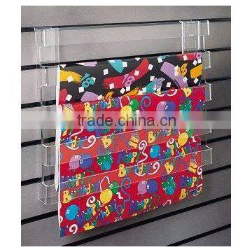 wall mounted clear acrylic wrapping paper holder