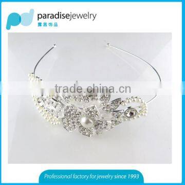 2016 Newest fashion pearl tiaras crown best seller