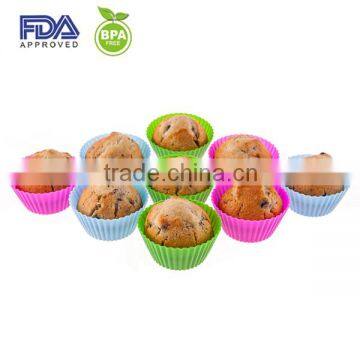 Non-stick silicone baking cup / cupcake baking cup