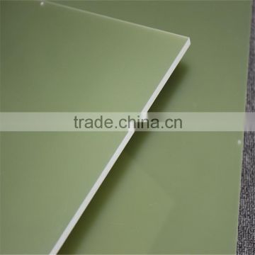 Factory lowest price of ligth green fr4 fiber glass board