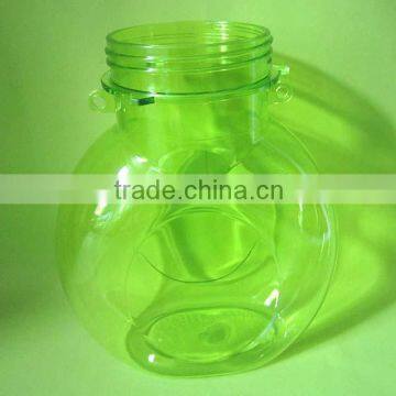 2014 New PCTG Clear Trian Plastic Juice Bottle in Wholesale BPA free Beverage Packaging